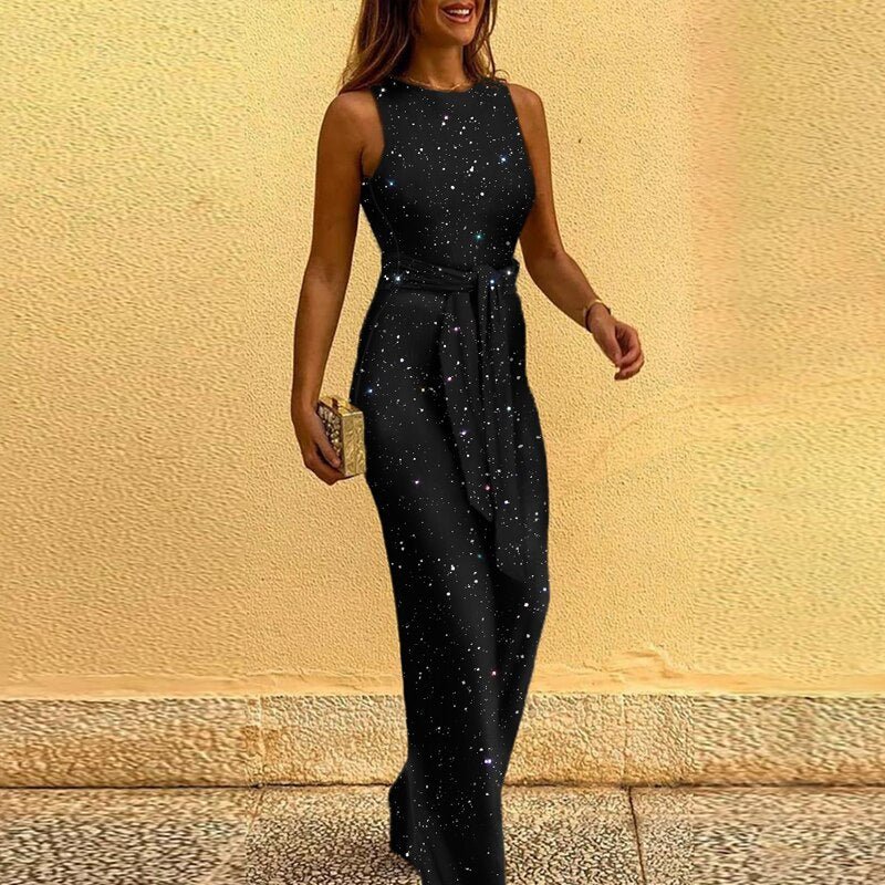 Pailletten jumpsuit - elegante dames avondkleding