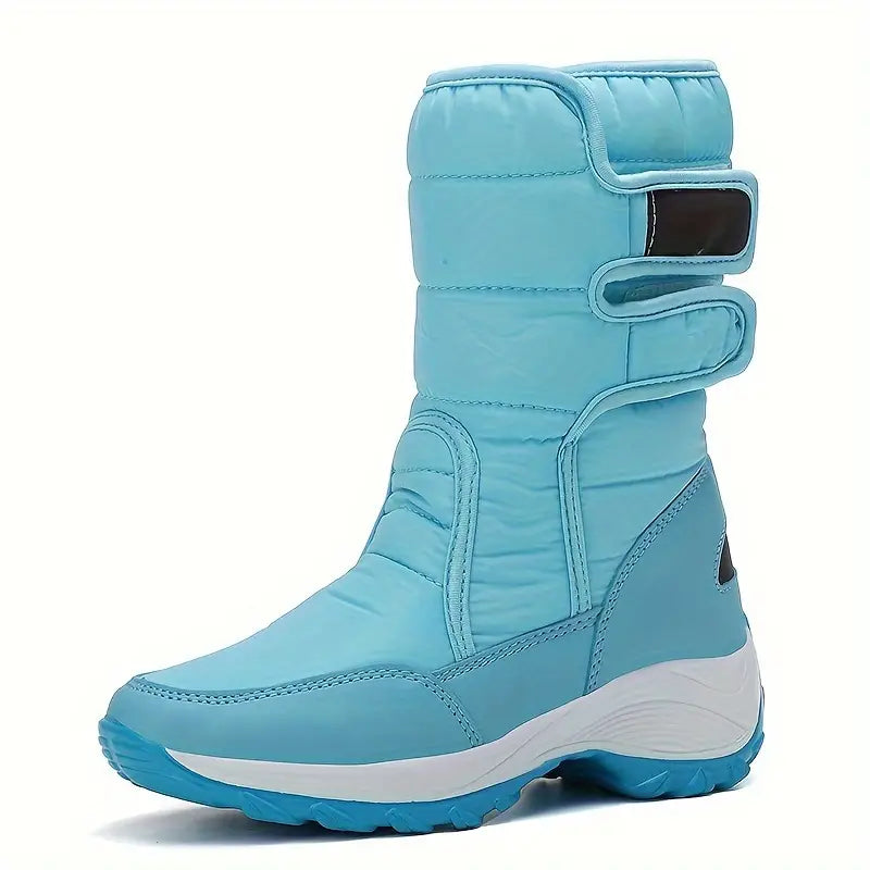 Dames winterlaarzen - geïsoleerde mid-tube snowboots voor buitenplezier - Bakkermode.nl