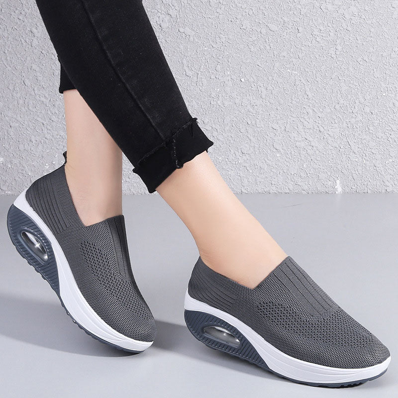 Slip-on sneakers - gezellige dames luchtkussen schoenen