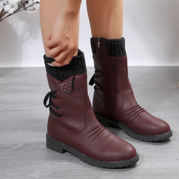 Mid-calf winterlaarzen - trendy dames winterschoenen