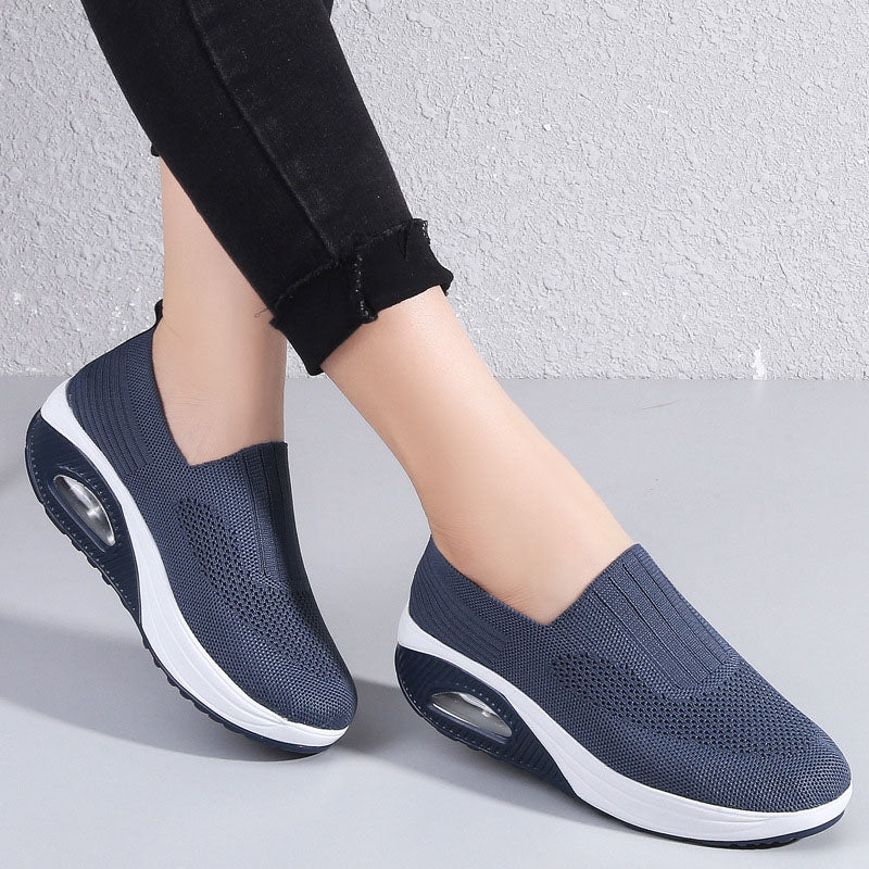 Slip-on sneakers - gezellige dames luchtkussen schoenen