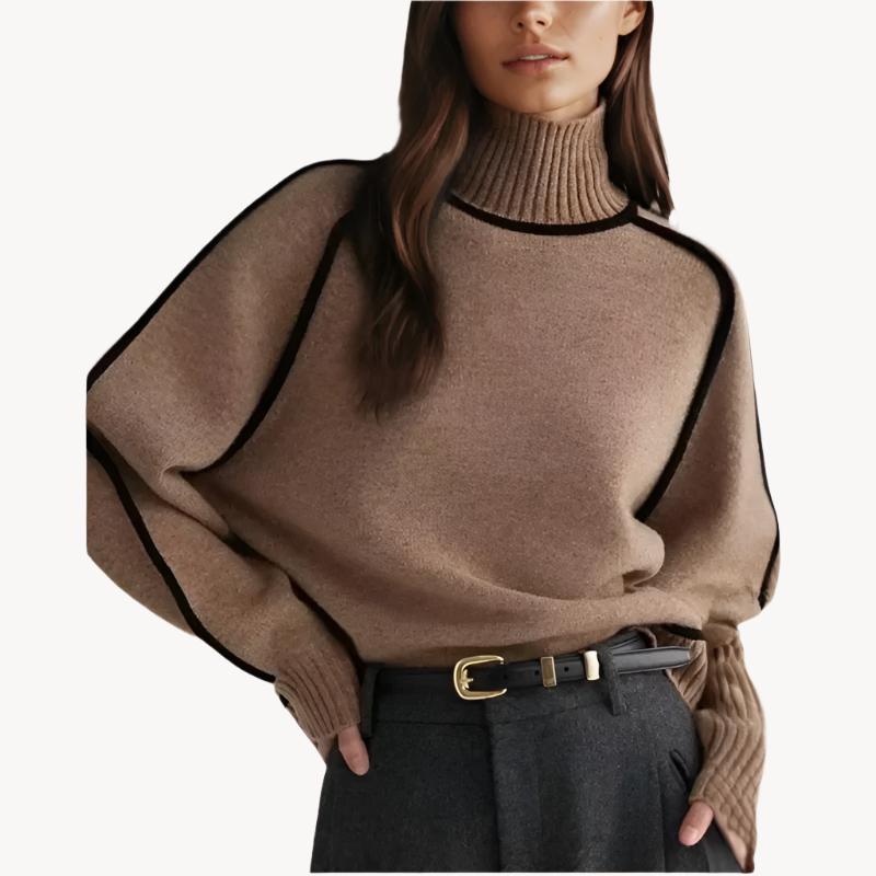 Rollneck trui - stijlvolle oversized sweater voor dames