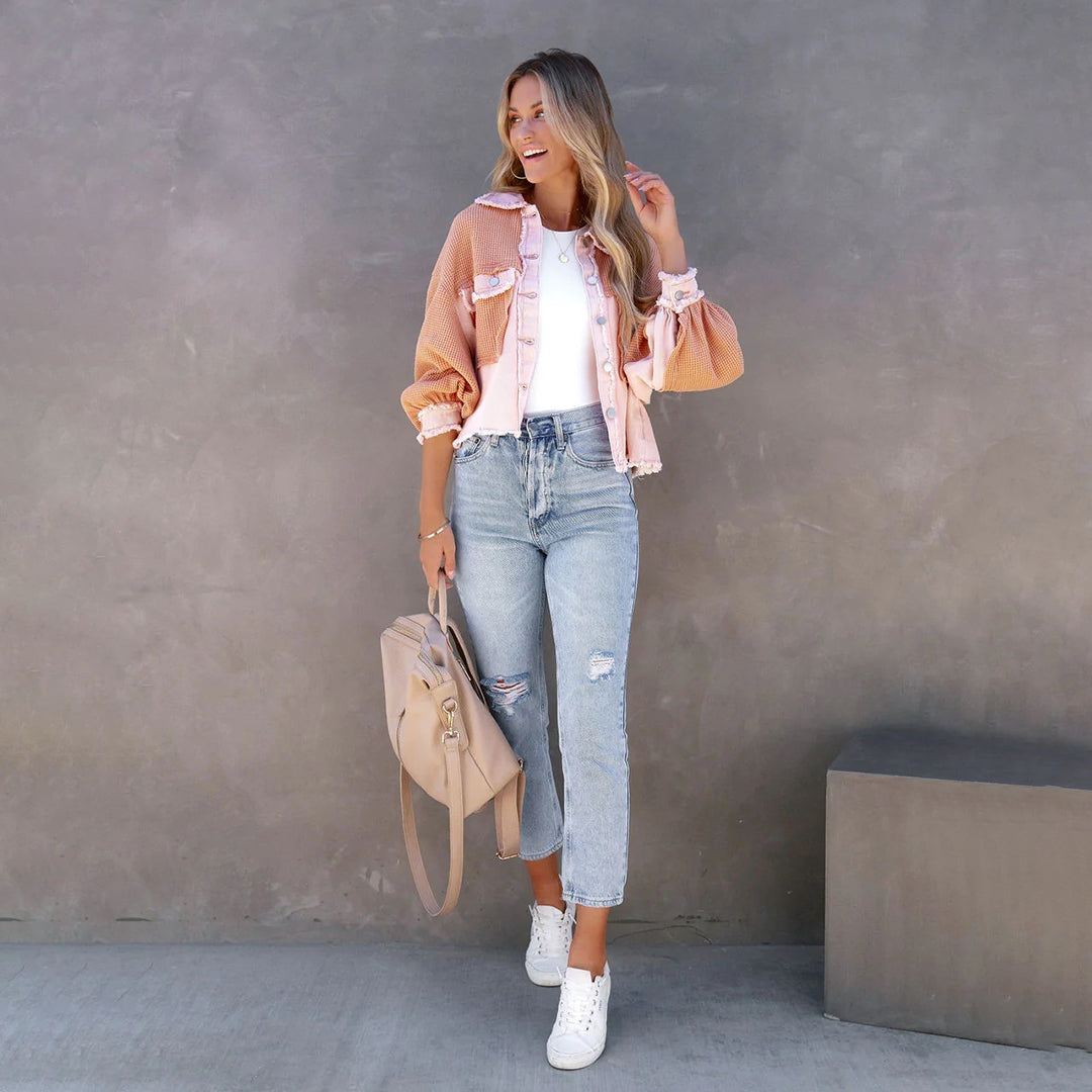 Dames oversized jacket - veelzijdige en stijlvolle buitenjas