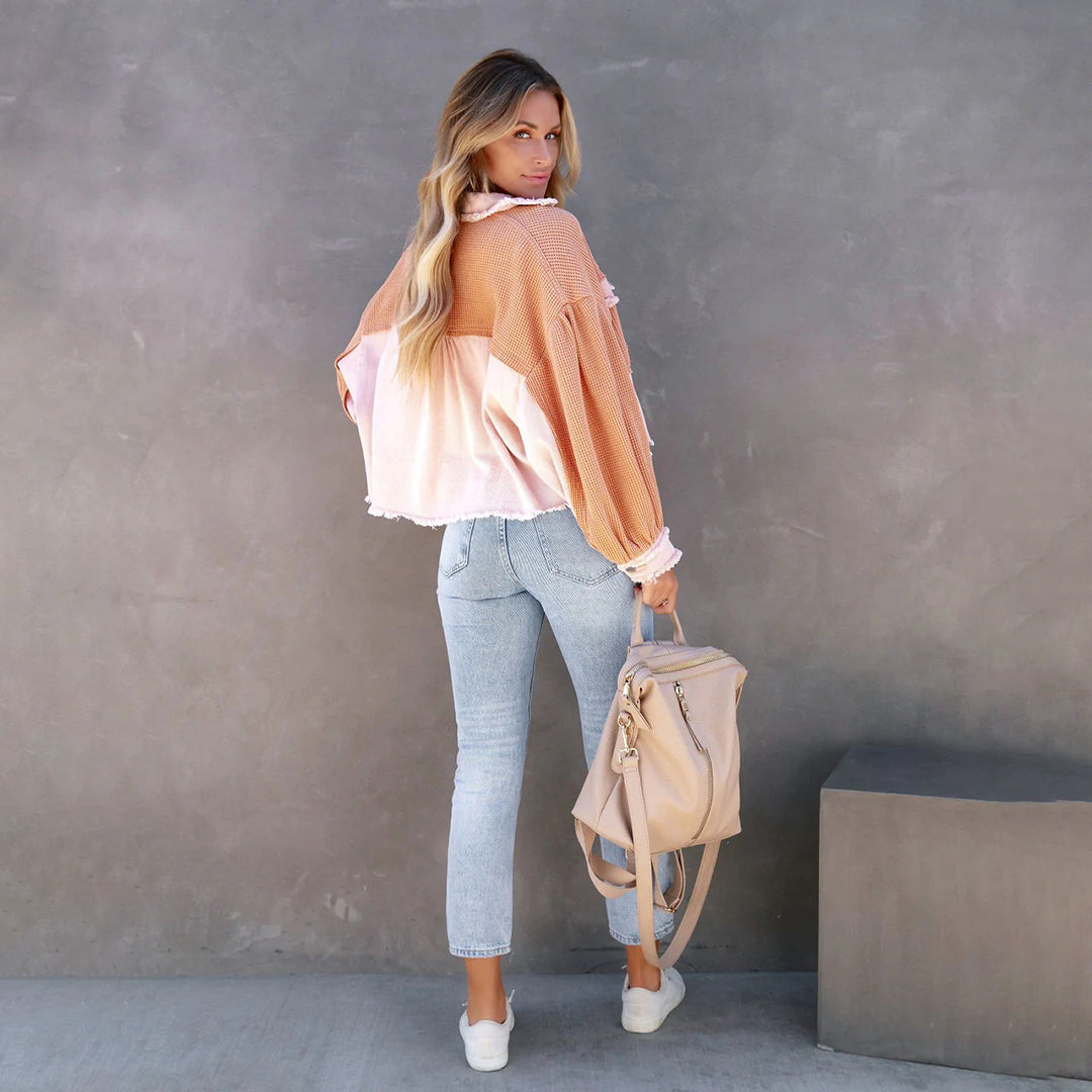 Dames oversized jacket - veelzijdige en stijlvolle buitenjas