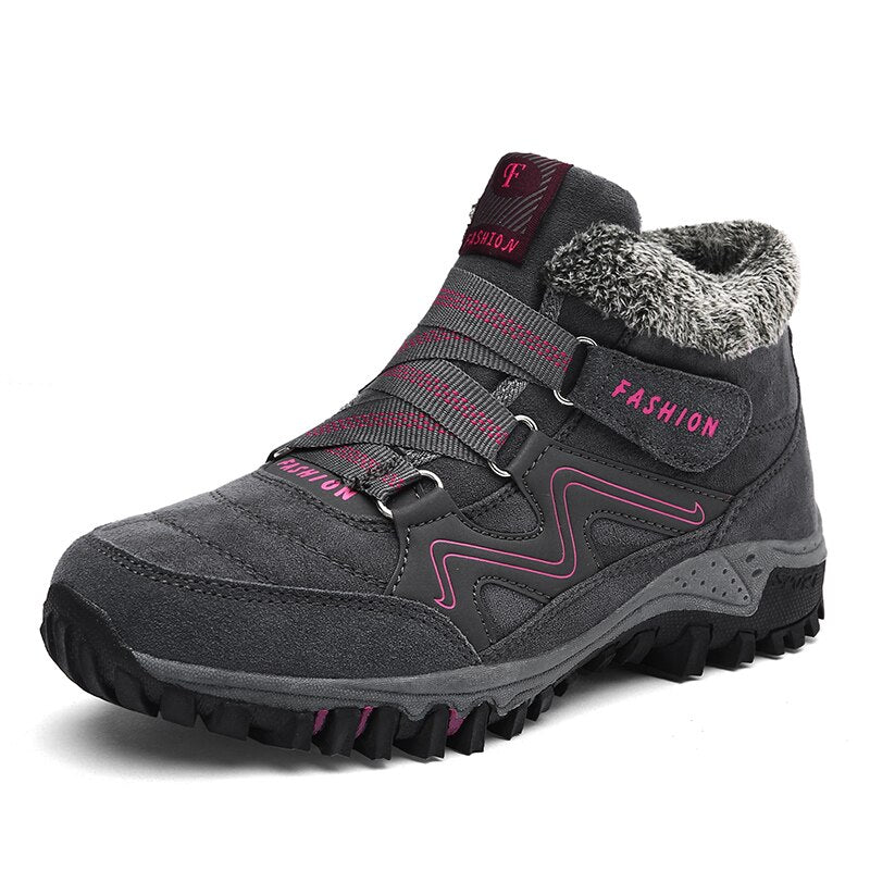 Dames winter enkellaarzen - warme en gezellige outdoor schoenen