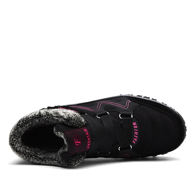 Dames winter enkellaarzen - warme en gezellige outdoor schoenen