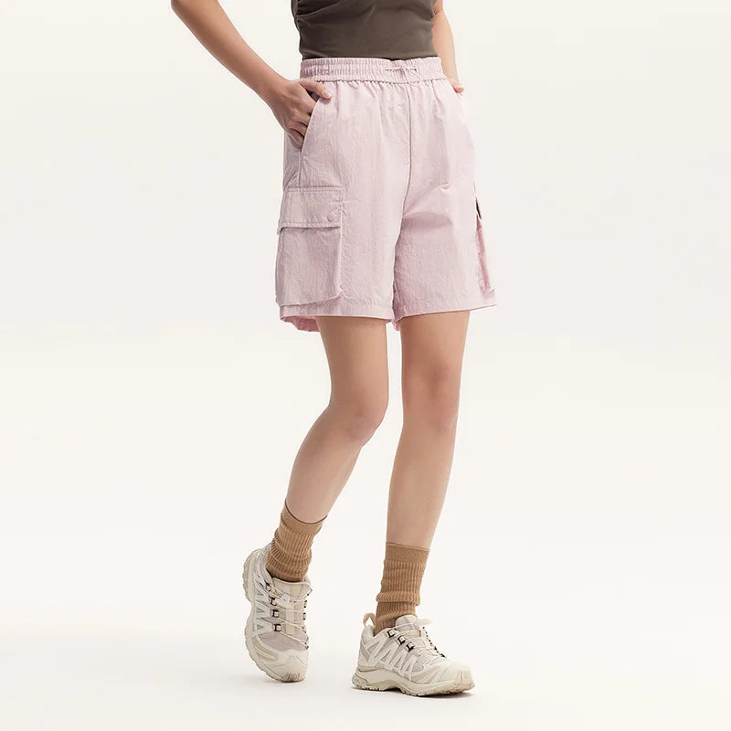 Trendy cargoshorts met elastische tailleband - Bakkermode.nl