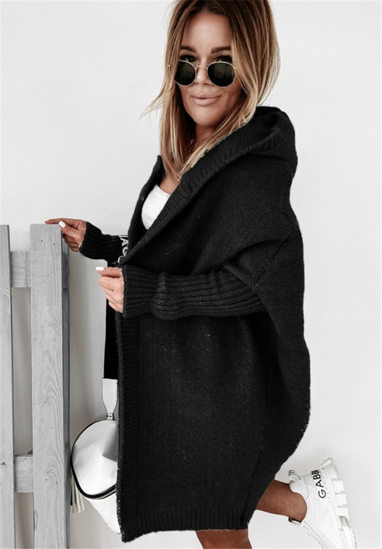Chunky gebreide cardigan - oversized damestrui - Bakkermode.nl