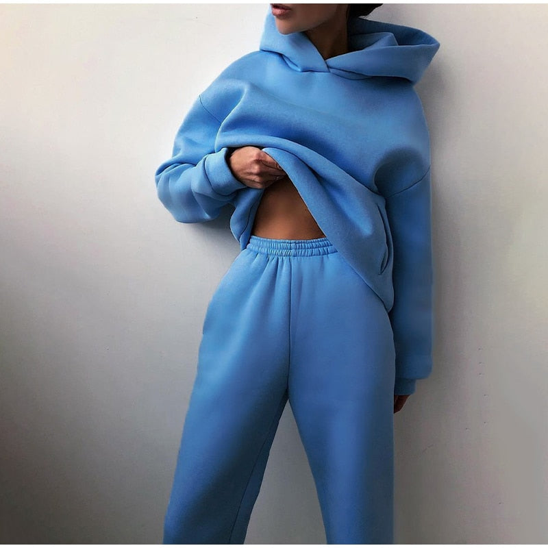 2-delige oversized jogging set - dames loungewear
