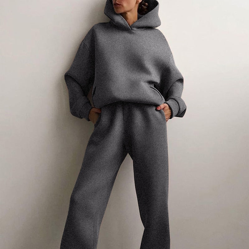 2-delige oversized jogging set - dames loungewear