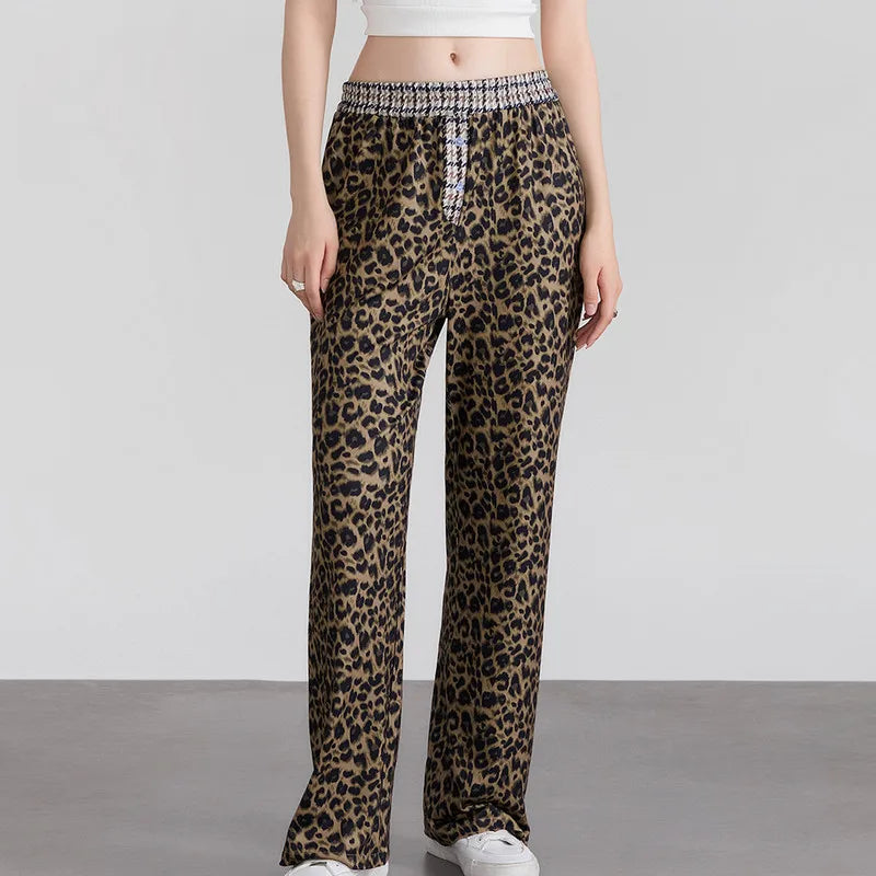 luipaardprint lounge broek - Bakkermode.nl