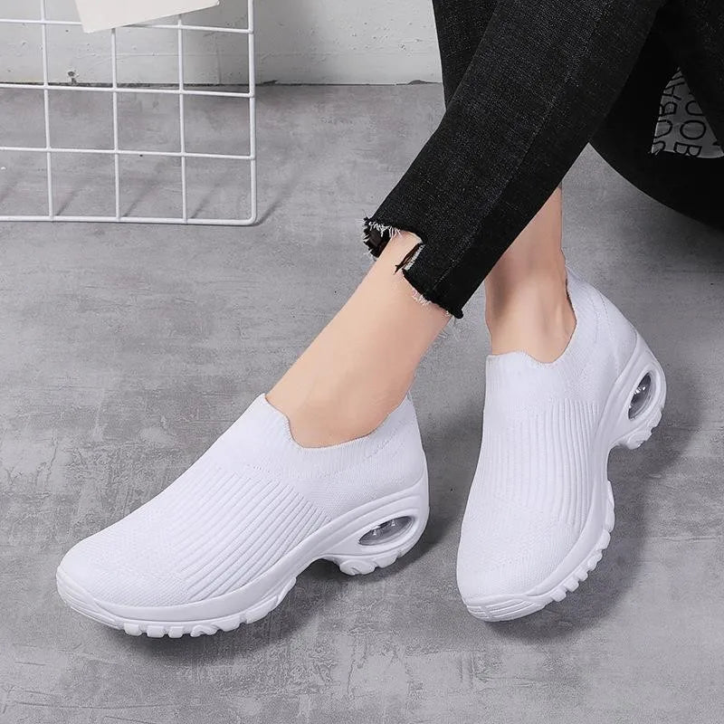 Slip-on sneakers - casual trainers met luchtkussen voor dames