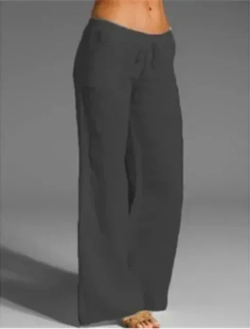 Dames casual broeken - lichtgewicht lounge pants met relaxed fit en praktische zakken voor dagelijks gebruik