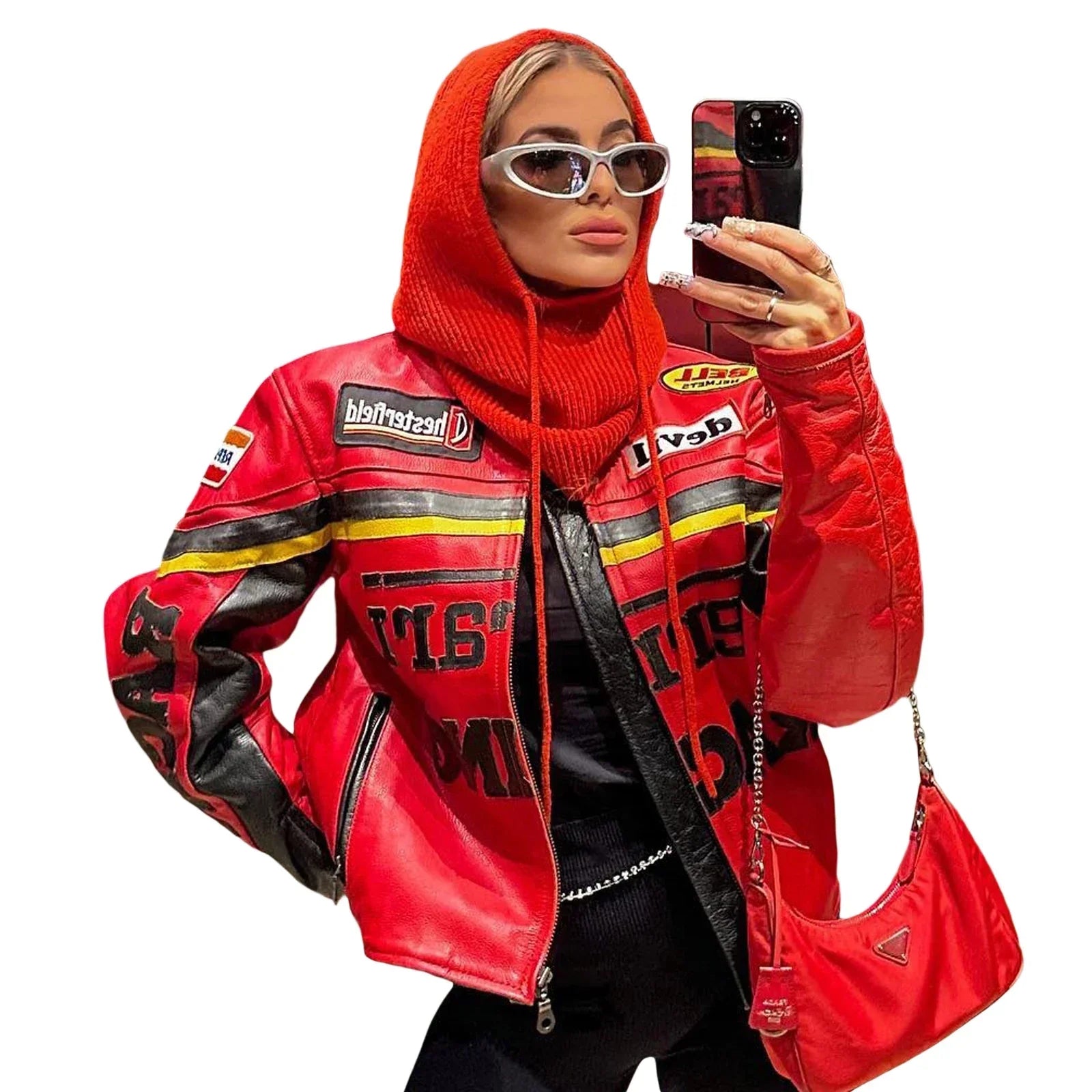 Balaclava hoodie - stijlvolle gebreide dames sjaal met capuchon