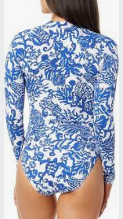 Lange mouw badpak met rits - Bakkermode.nl