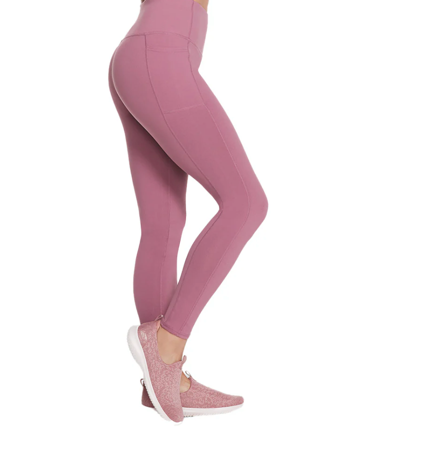 Hoge taille roze legging - Bakkermode.nl
