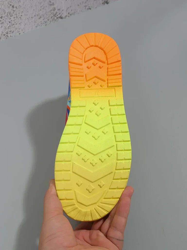 Dames multicolor instap sneakers - lichte en trendy schoenen voor casual momenten