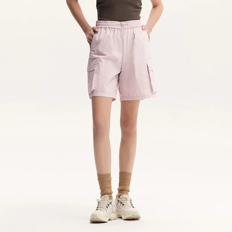 Trendy cargoshorts met elastische tailleband - Bakkermode.nl