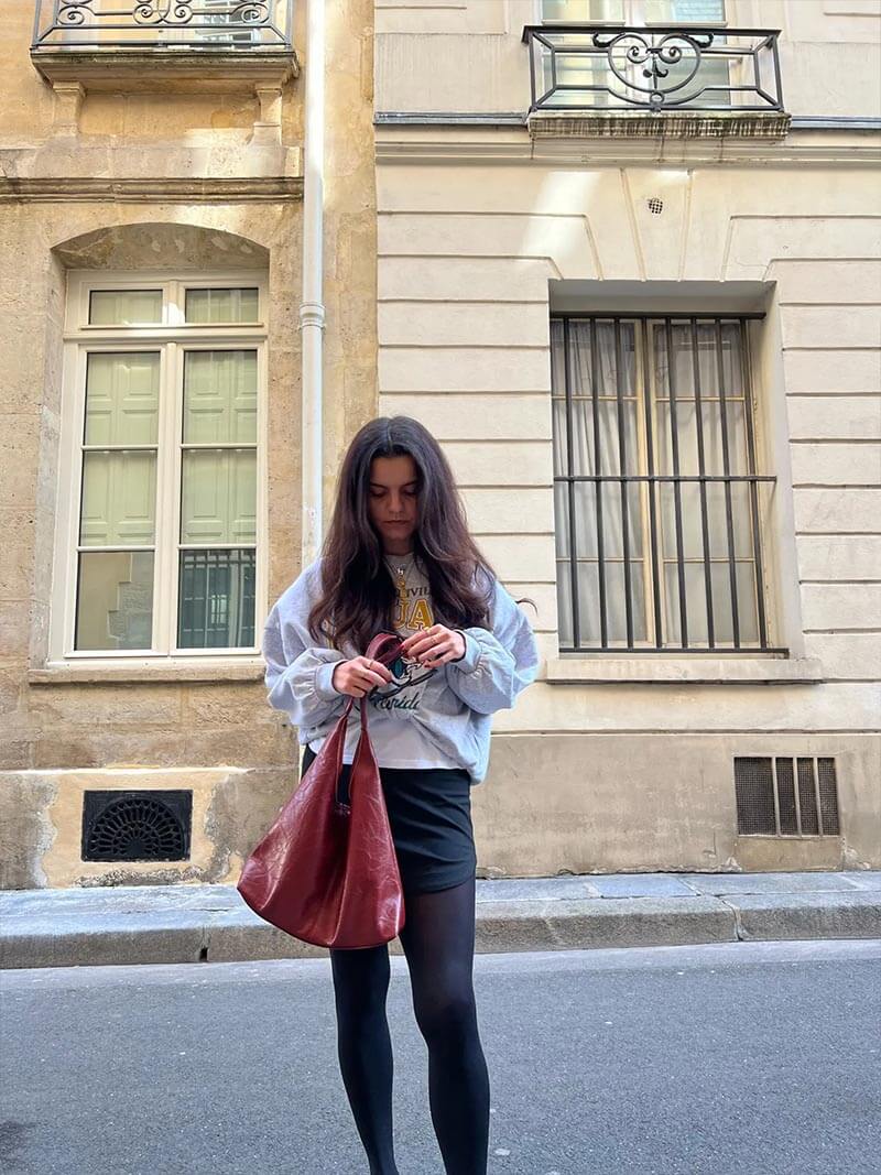 Minimalistische schoudertas dames - stijlvolle leren tas - Bakkermode.nl