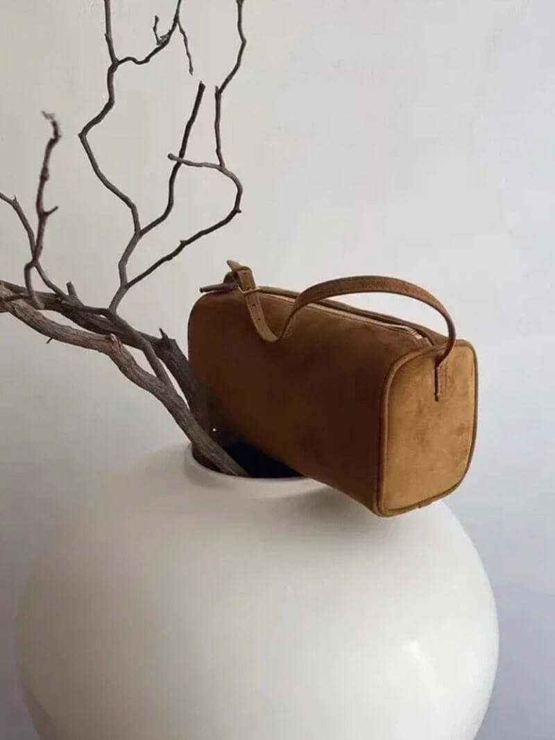 Suède clutch tas dames – casual en veelzijdig - Bakkermode.nl