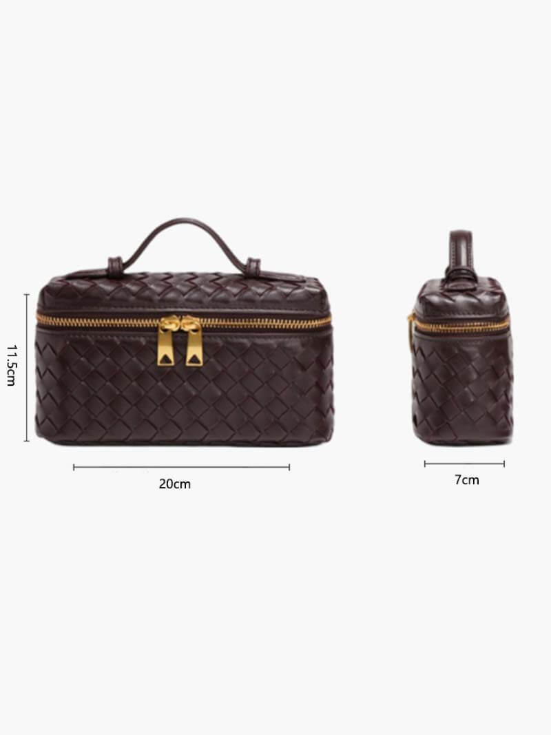 Gequilte leren crossbody tas dames - elegant met gouden details, veelzijdig - Bakkermode.nl