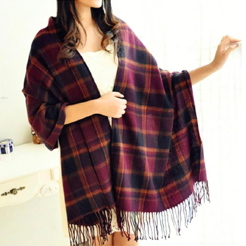 soft knit sjaal - luxe warme wrap voor dames