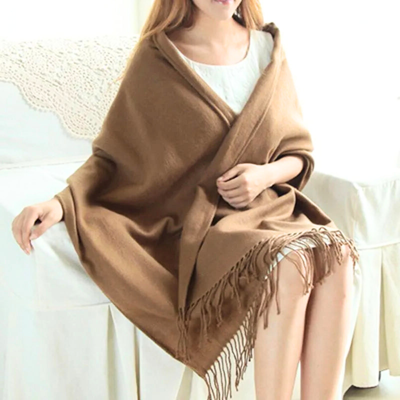 soft knit sjaal - luxe warme wrap voor dames