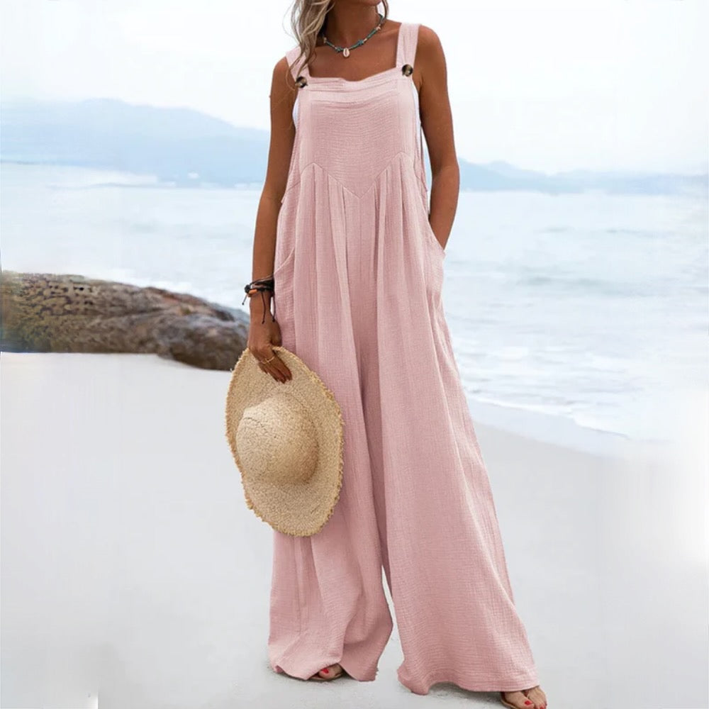 Jumpsuit - trendy casual damesoverall met zakken