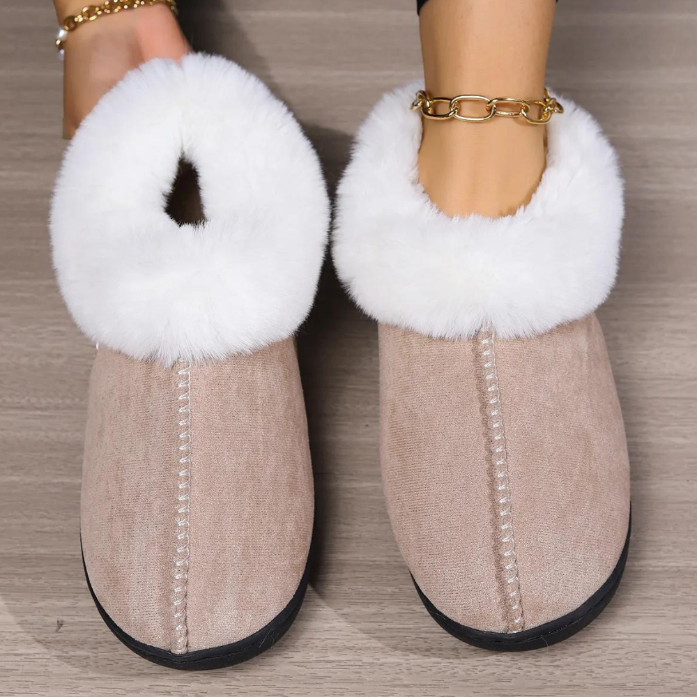 Dames slippers - warme en zachte binnenschoenen