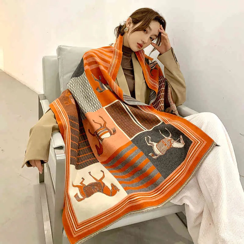 Luxe sjaal - elegante dames oversized wikkel - Bakkermode.nl