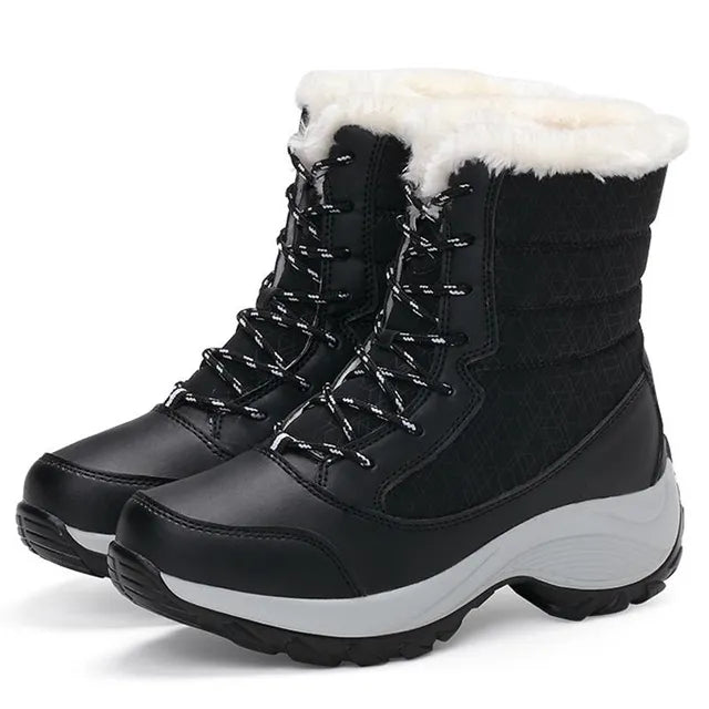 Waterdichte winterboots - geïsoleerde dames sneeuwboots