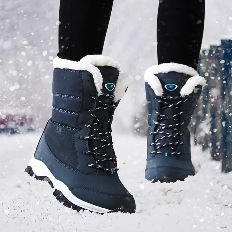 Waterdichte winterboots - geïsoleerde dames sneeuwboots