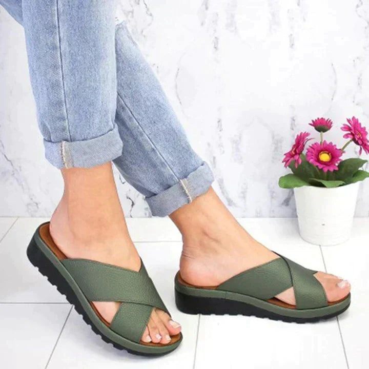 Dames flip flops - gezellige instappers met geheugenschuim voor casual zomeroutfits - stijlvolle lichte schoenen