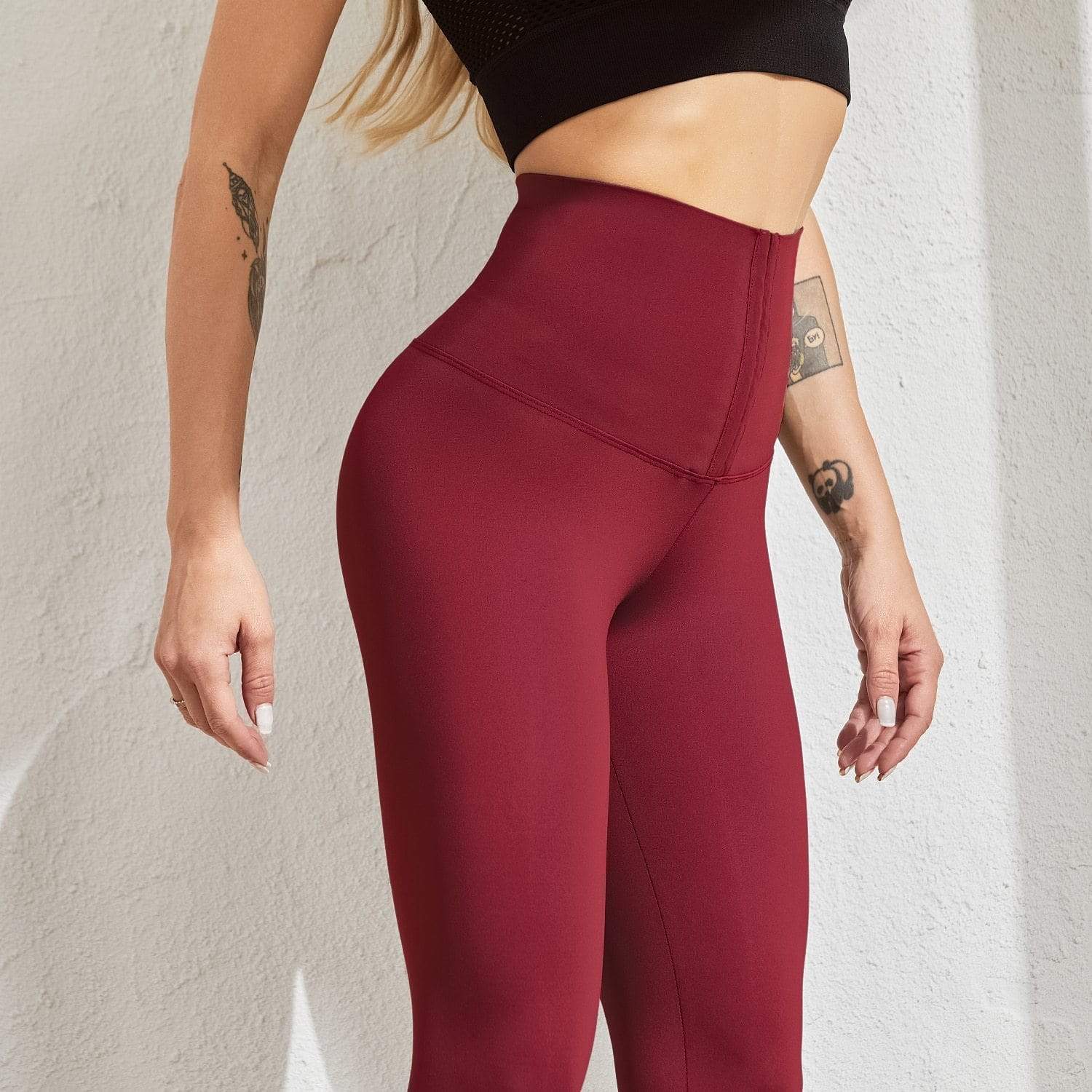 Hoge taille legging - gezellige dames sportleggings