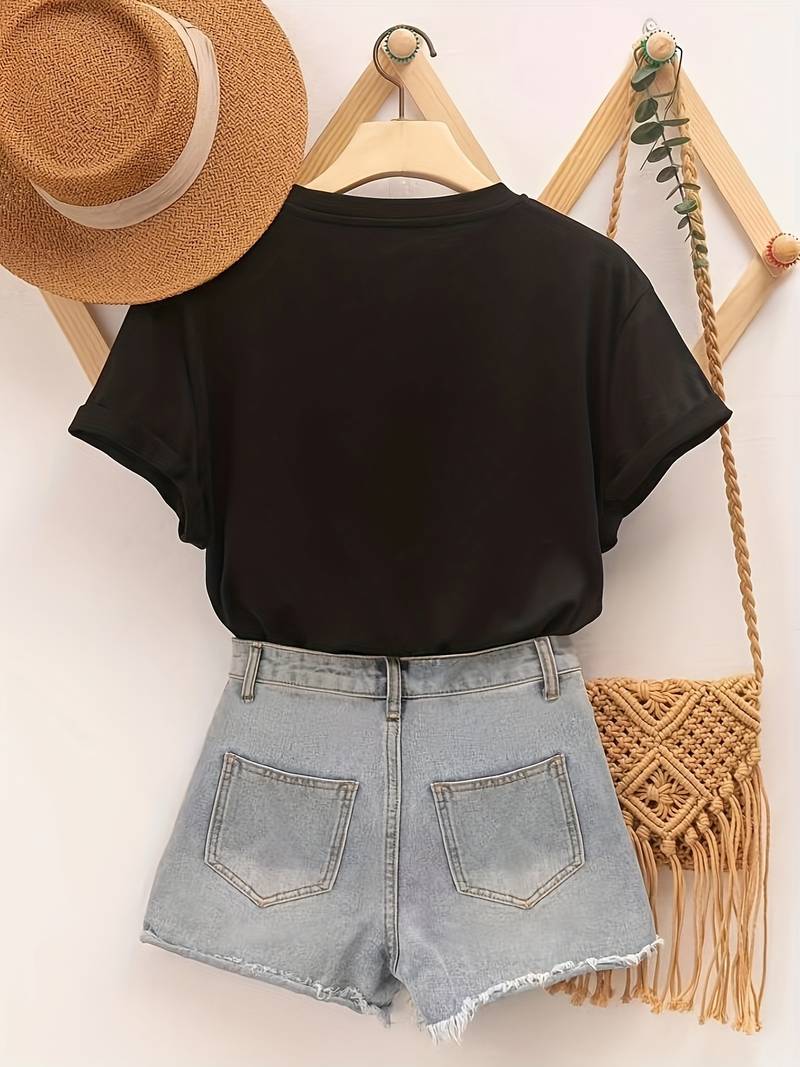 Dames t-shirt met relaxte pasvorm - zachte stof voor casual dagen