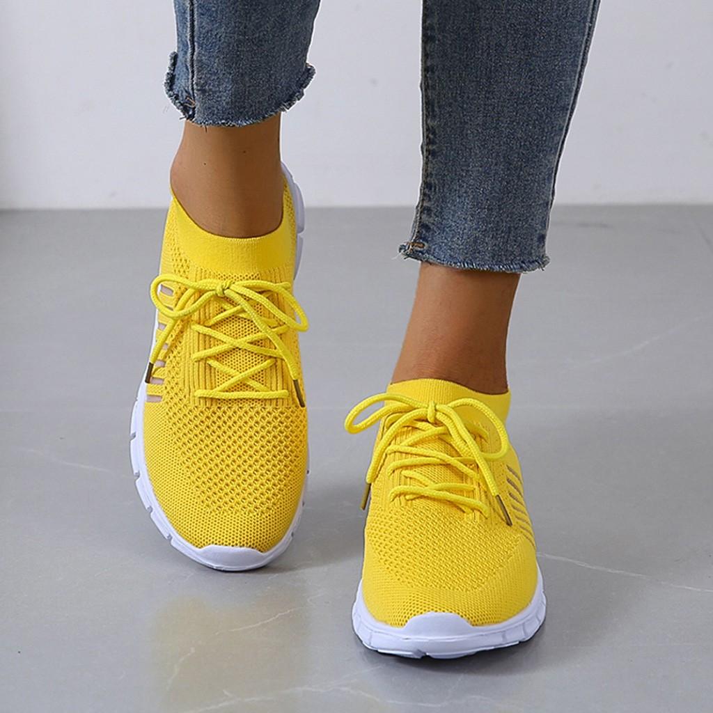 Dames sneakers - lichtgewicht ademende schoenen met flexibele zool - Bakkermode.nl