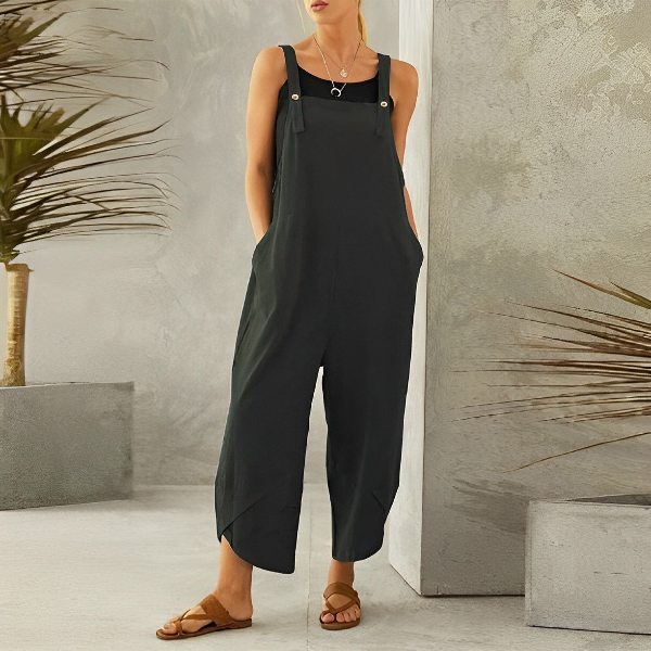 Jumpsuit - trendy dames overall met handige zakken