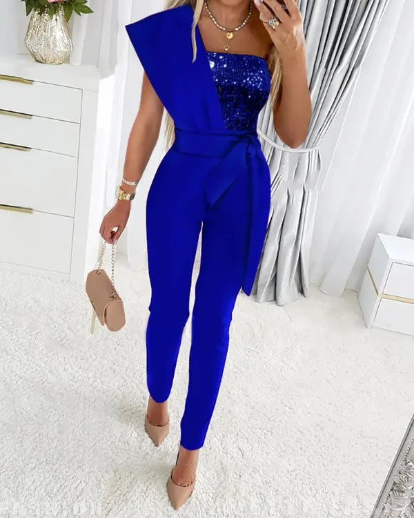 Versierd jumpsuit - elegante avondkleding voor vrouwen