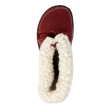 Dames winterlaarzen - vintage leren enkellaarsjes met warme voering - Bakkermode.nl