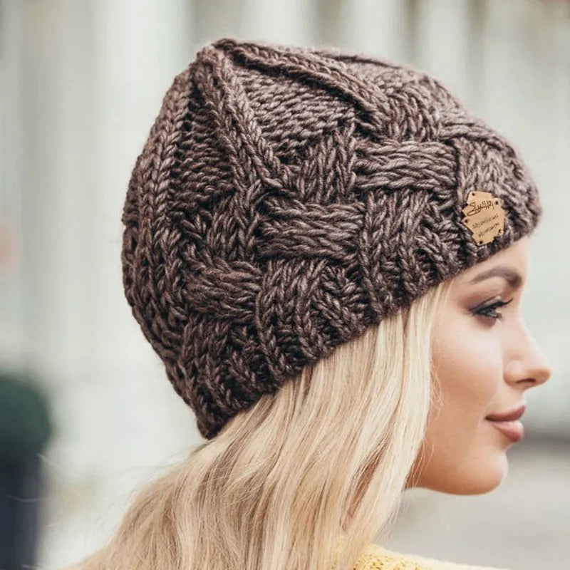 Gebreide beanie - stijlvol dames winterhoed