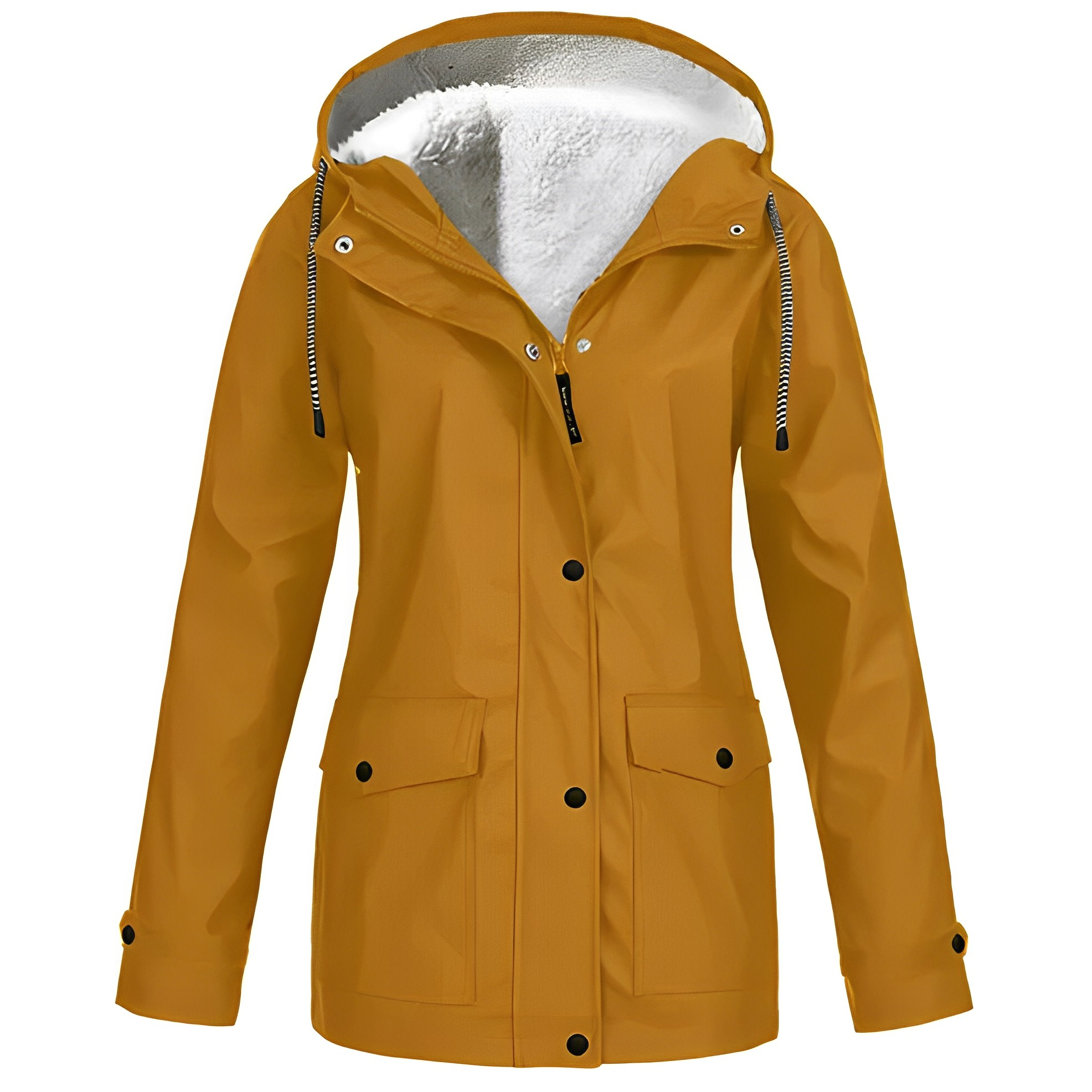Waterdichte fleece-gevoerde jas - functionele damesouterwear