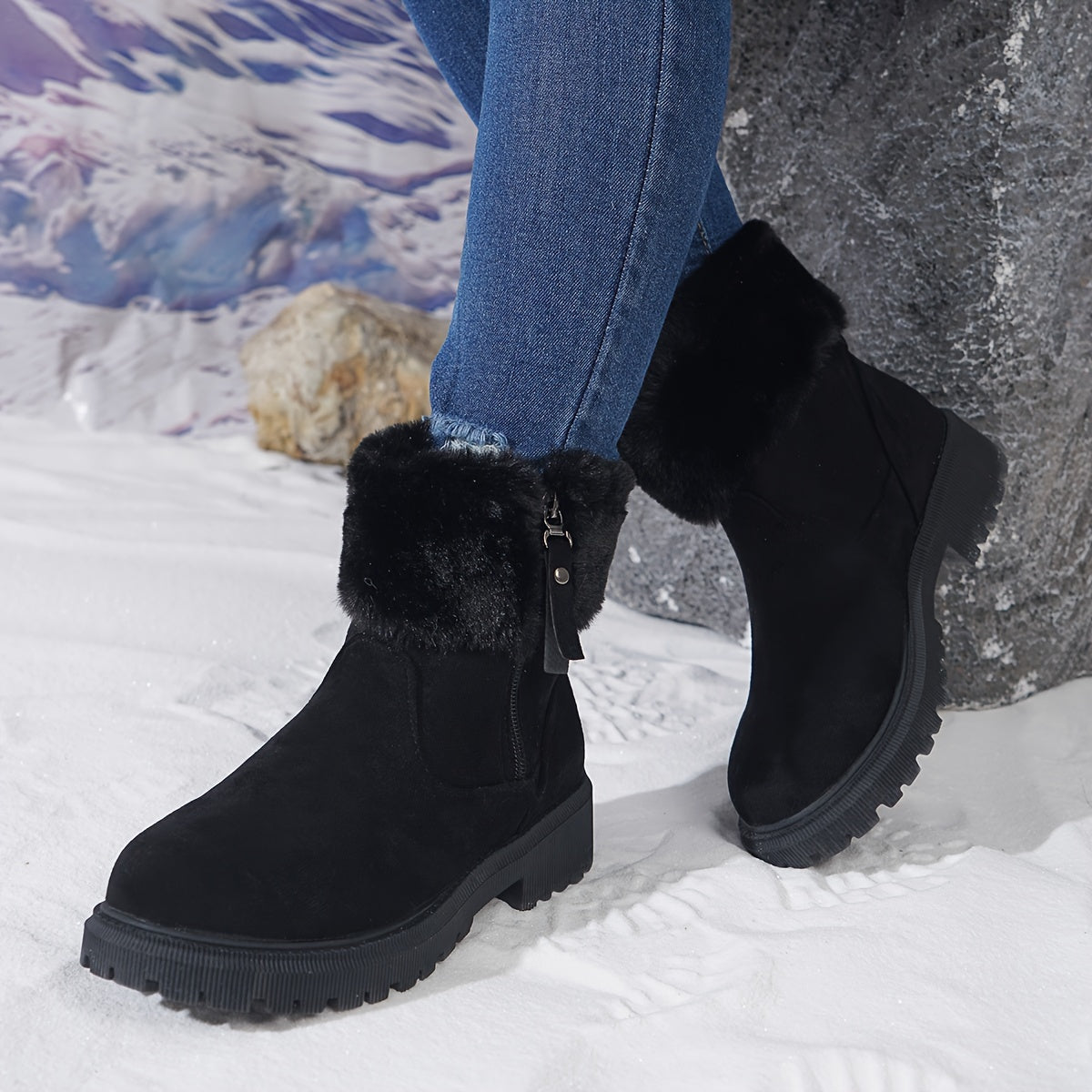 Dames enkellaarsjes - warme en gezellige winterfootwear