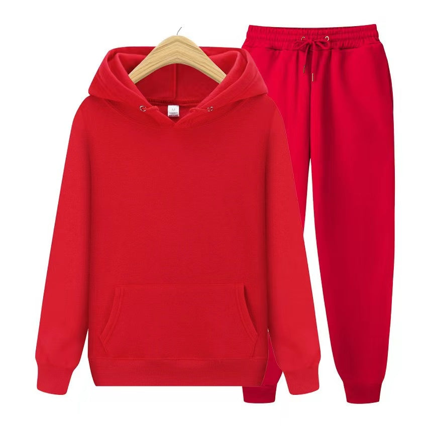 2-delige trainingsoutfit - trendy zwarte hoodie en joggingset voor dames
