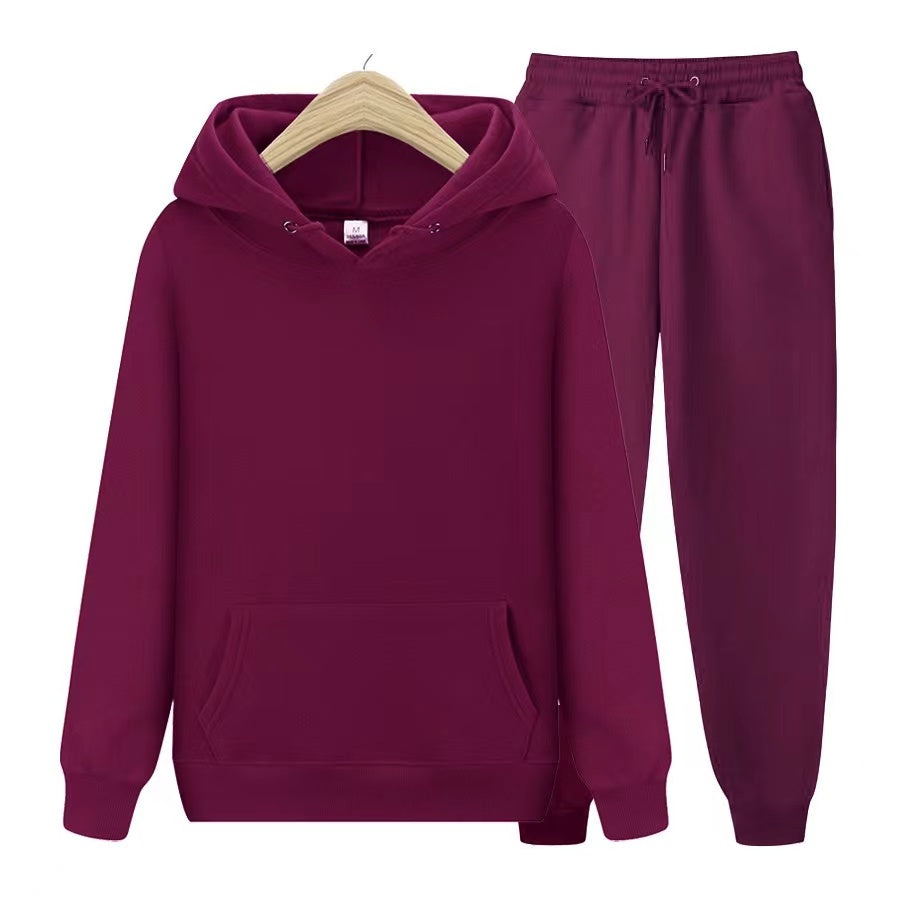 2-delige trainingsoutfit - trendy zwarte hoodie en joggingset voor dames