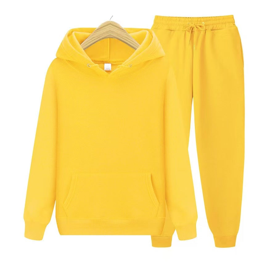 2-delige trainingsoutfit - trendy zwarte hoodie en joggingset voor dames