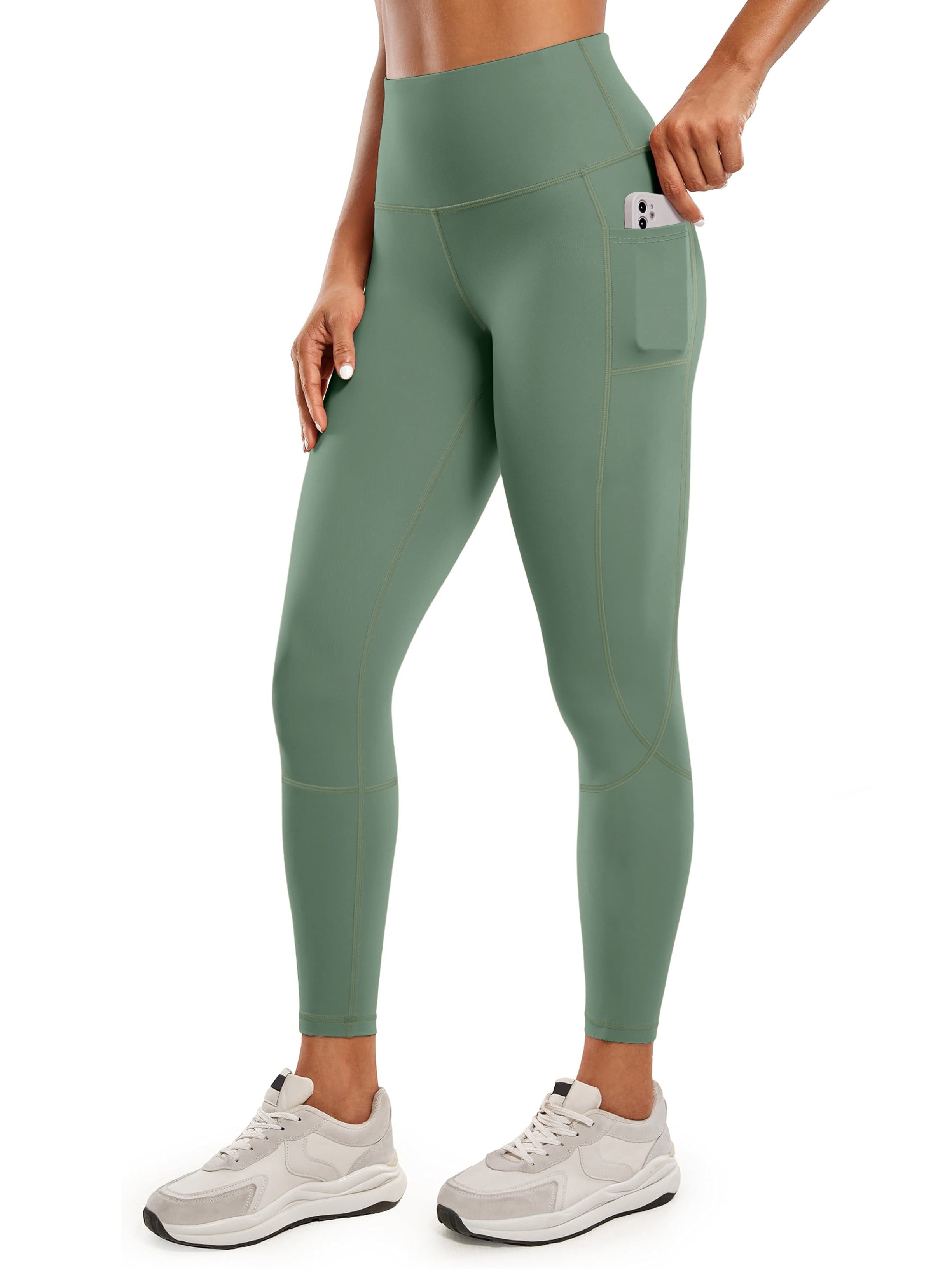 Dames hoge taille leggings met zak voor actieve kleding - rekbare yogabroekjes voor de sportschool en thuis