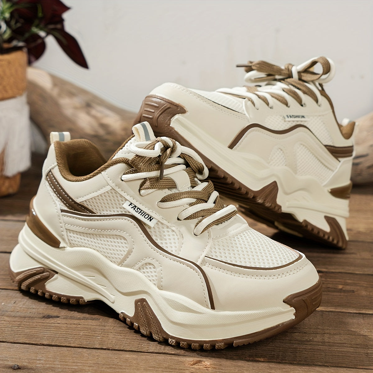 Chunky sneakers - trendy dames sportschoenen met hoge grip zool