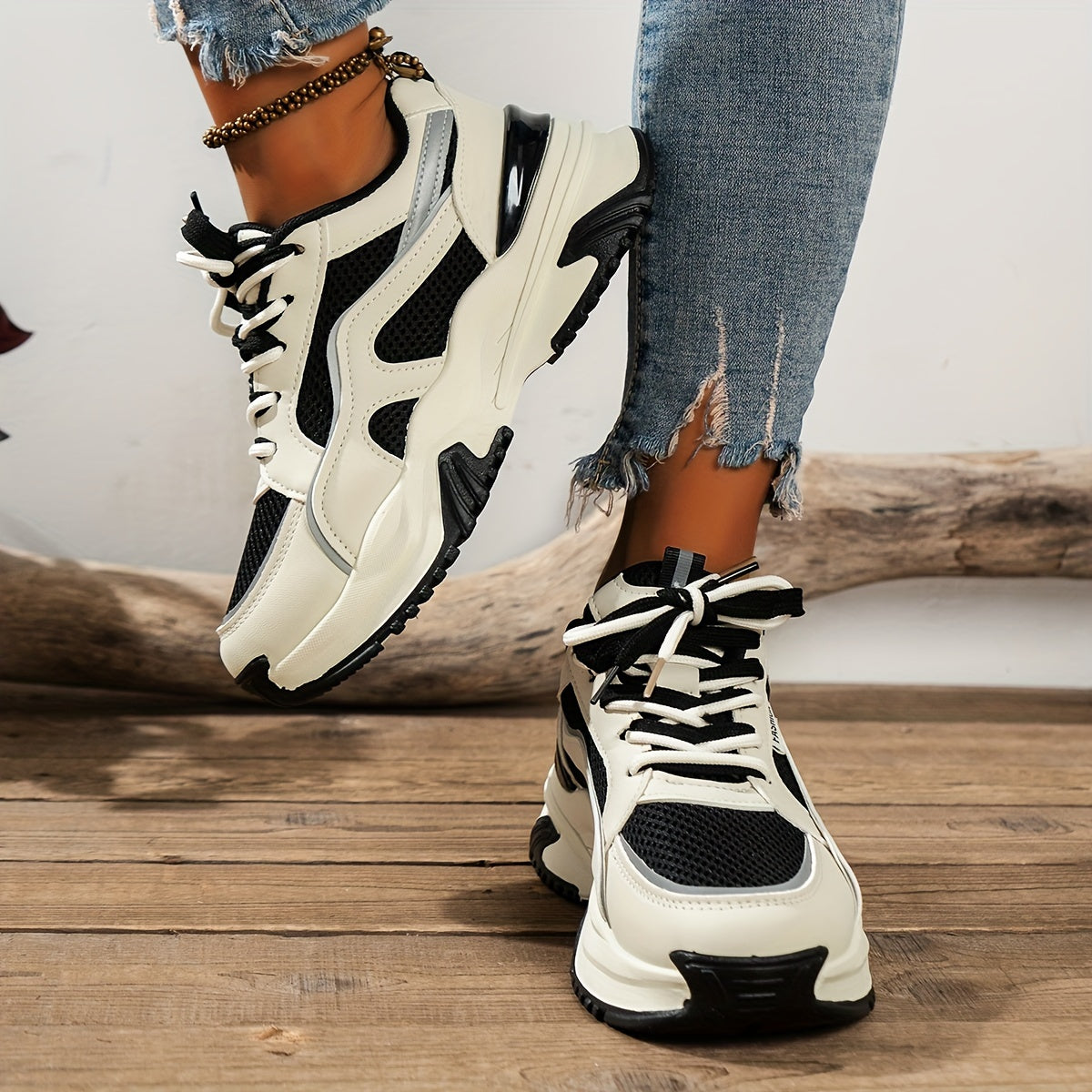 Chunky sneakers - trendy dames sportschoenen met hoge grip zool