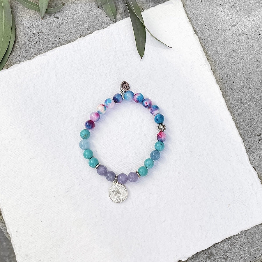 Beaded armband - trendy edelsteen damesaccessoire