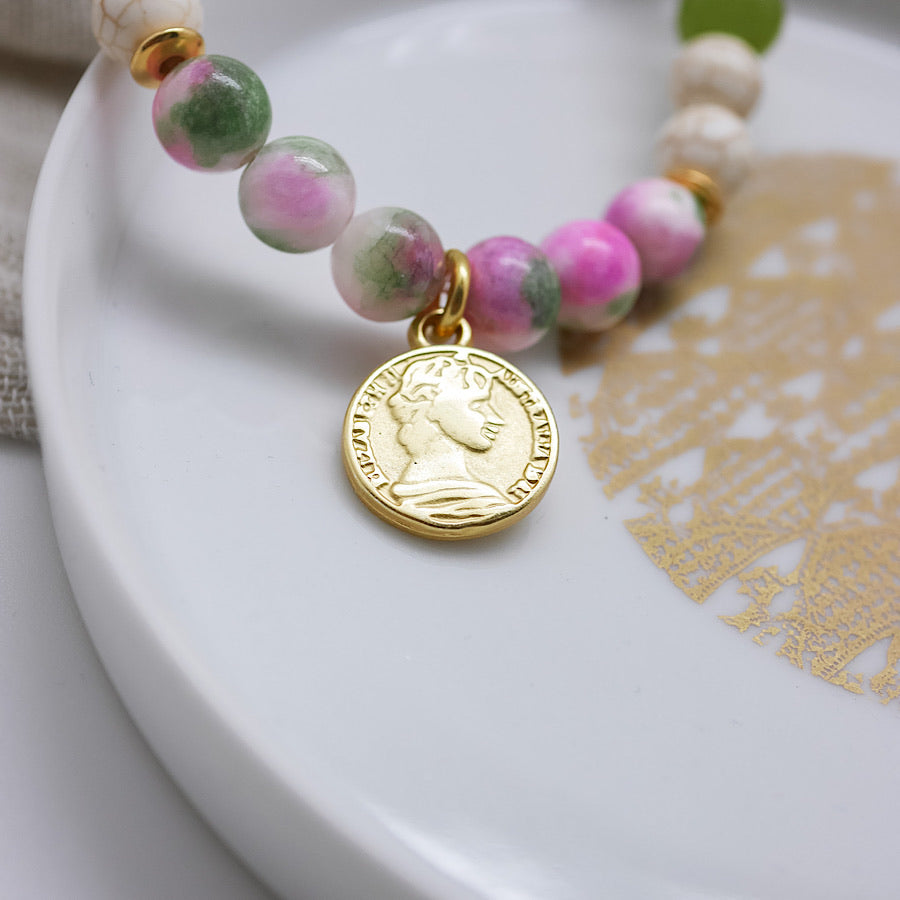 Beaded armband - trendy edelsteen damesaccessoire